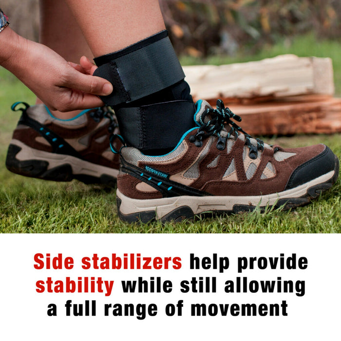 Ace Deluxe Adjustable Ankle Brace Stabilizer