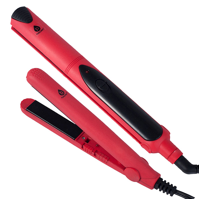 Pursonic Professional Salon Quality Flat Iron Hair Straightener With A Free Travel Straightener