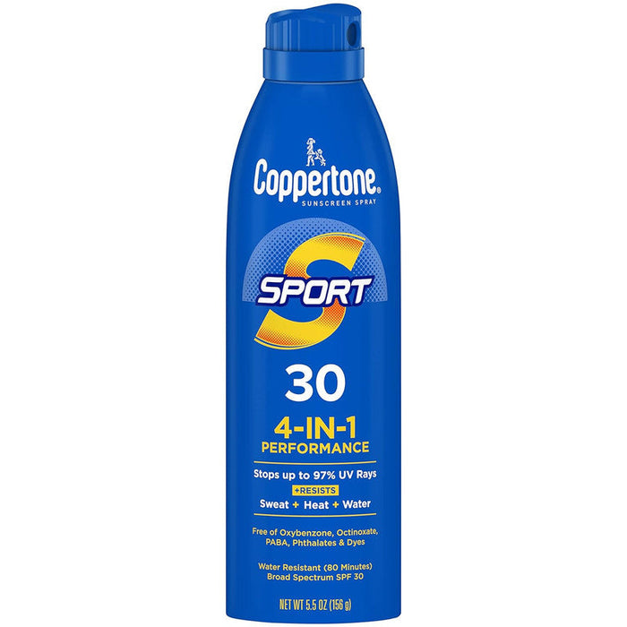 Coppertone 4 In 1 Performance Sport Sunscreen Spray Lotion Stick