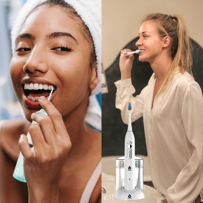 Pursonic Rechargeable Toothbrush & Water Flosser Duo with Long-Lasting Supply