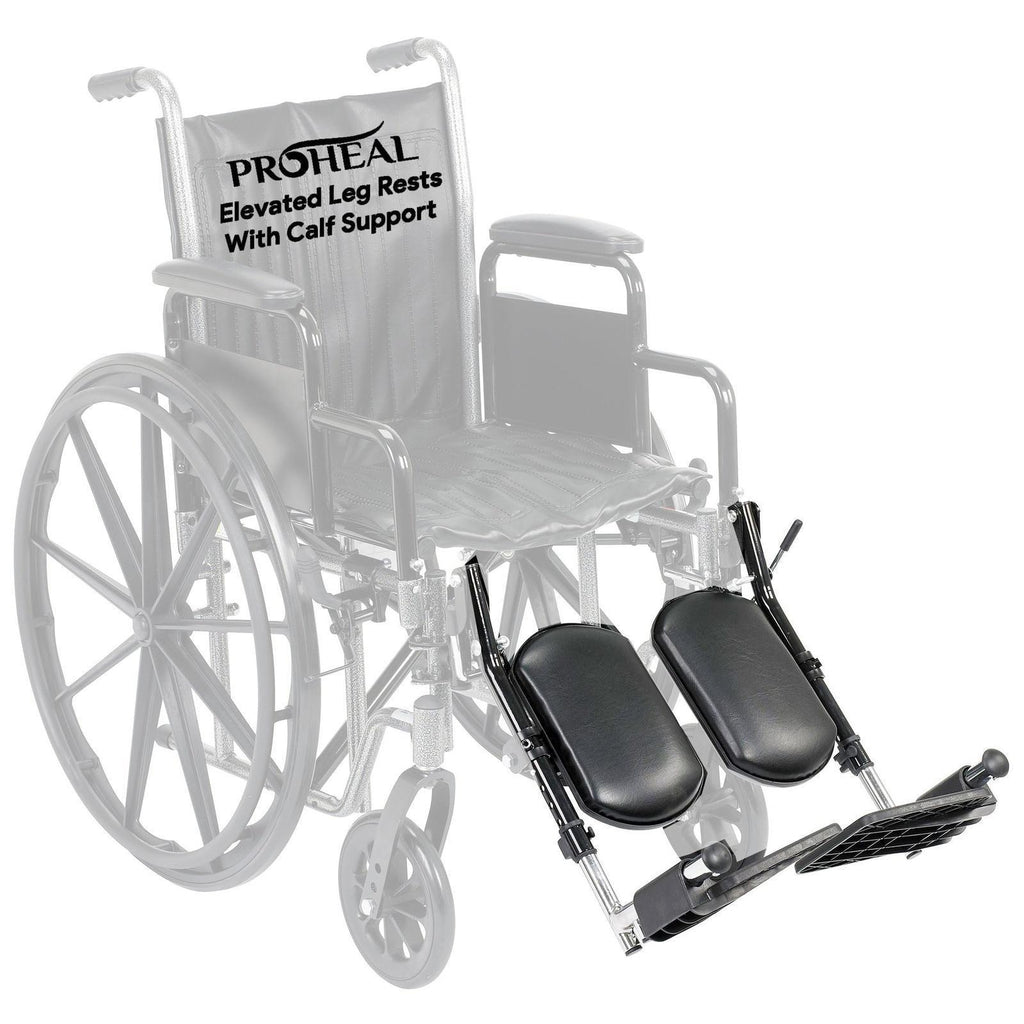 Power Wheelchair Elevating Legrest Bracket with Hemi Spacing - Med