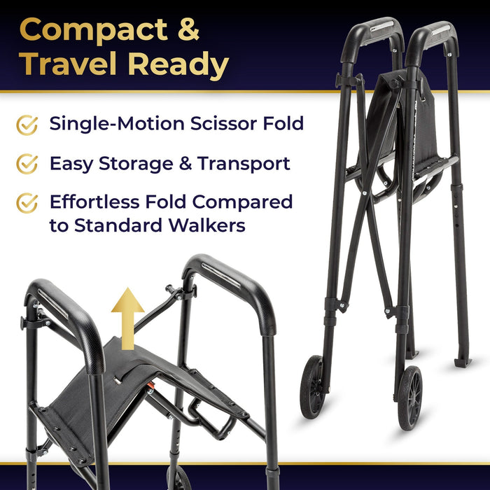 MD by Drive Air-Go Easy Grip Walker