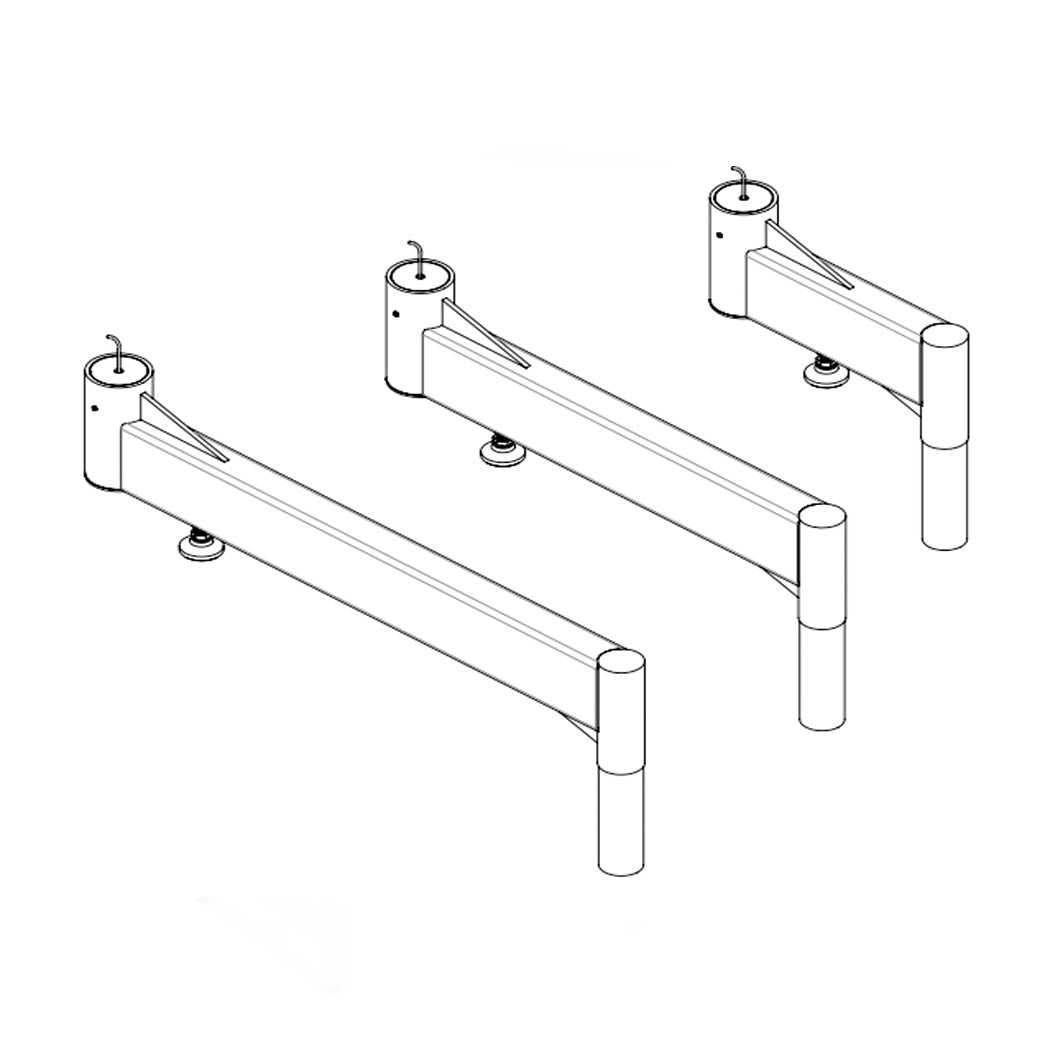 Brazo de extensión de anclaje para elevadores de piscinas serie EZ de Aqua Creek