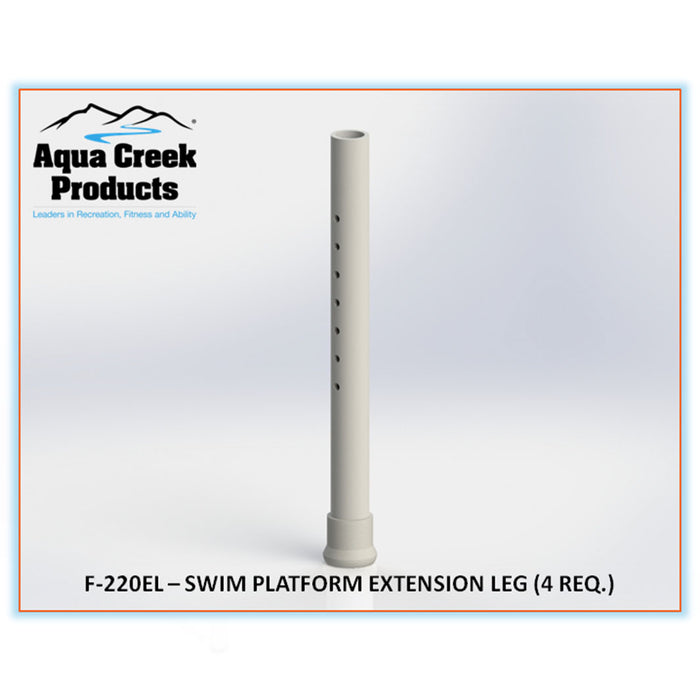 Aqua Creek PVC Swim Platform Extension Legs
