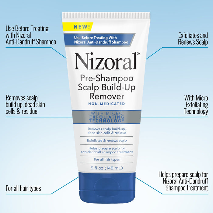 Nizoral Anti-Dandruff Pre-Shampoo Scalp Build-Up Remover - 5 Oz