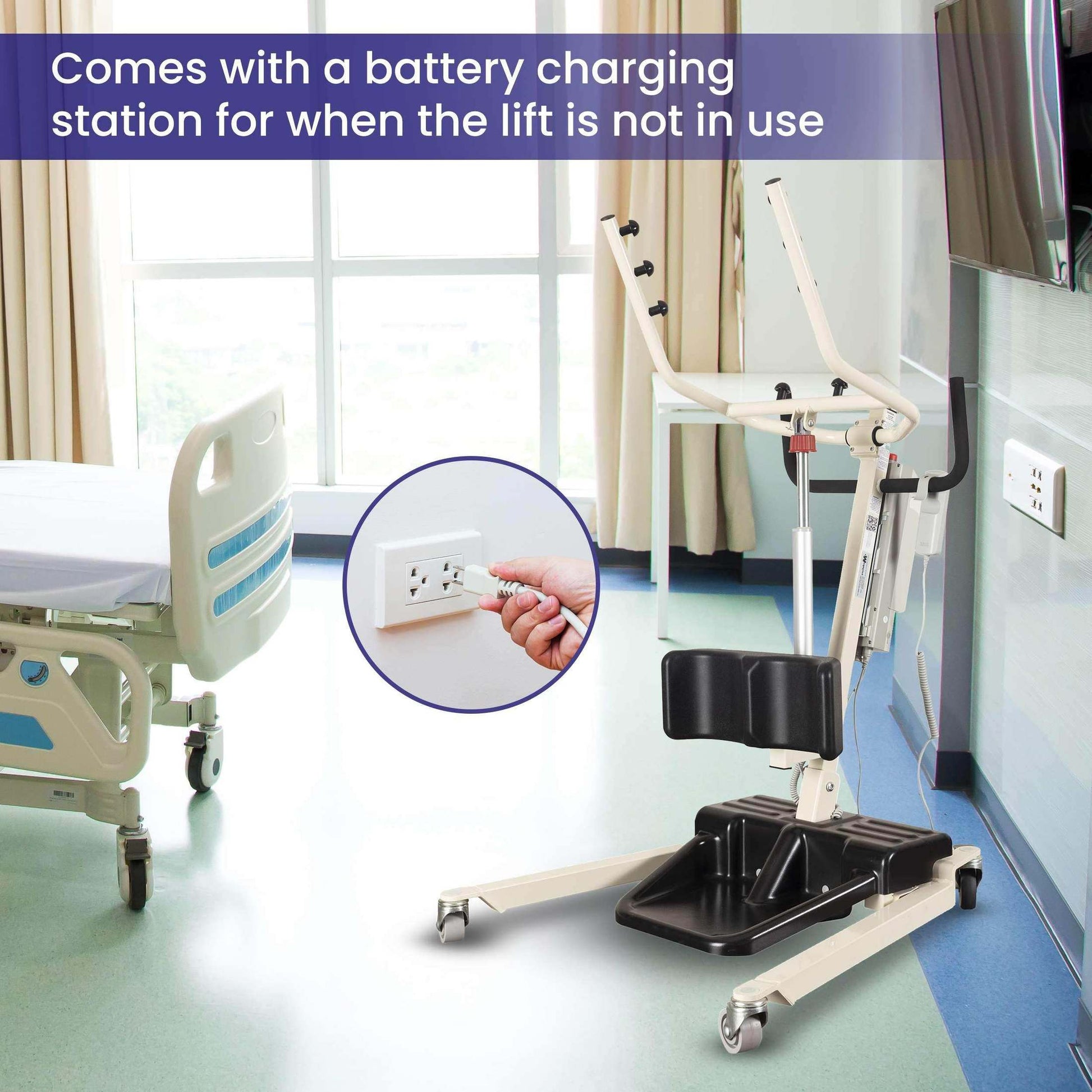 Medacure Free Spirit Sit to Stand Powered Patient Assist Lift - Shop Home Med