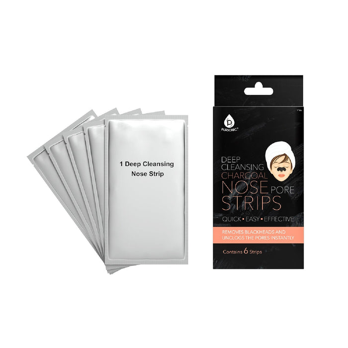 Pursonic Deep Cleansing Charcoal Nose Pore Strip - 6 Ct