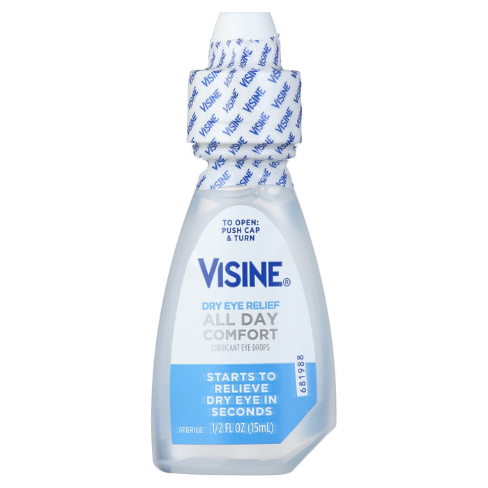 Visine Dry Eye Relief All Day Comfort Lubricant Eye Drops