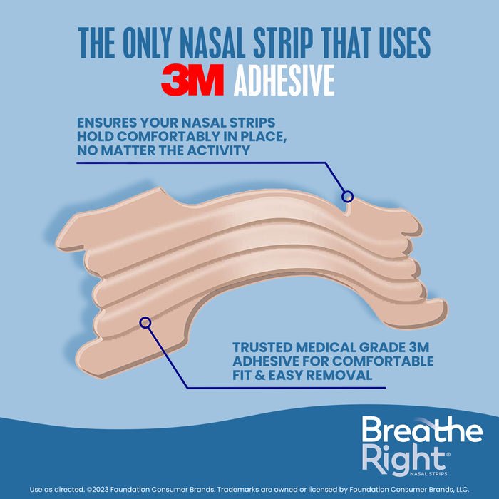 Breathe Right Extra Strength Tan Nasal Strips- 8 Ct