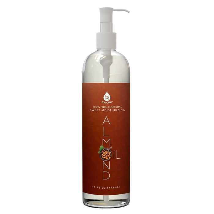 Pursonic 100% Pure & Natural Sweet Almond oil - 16 Oz