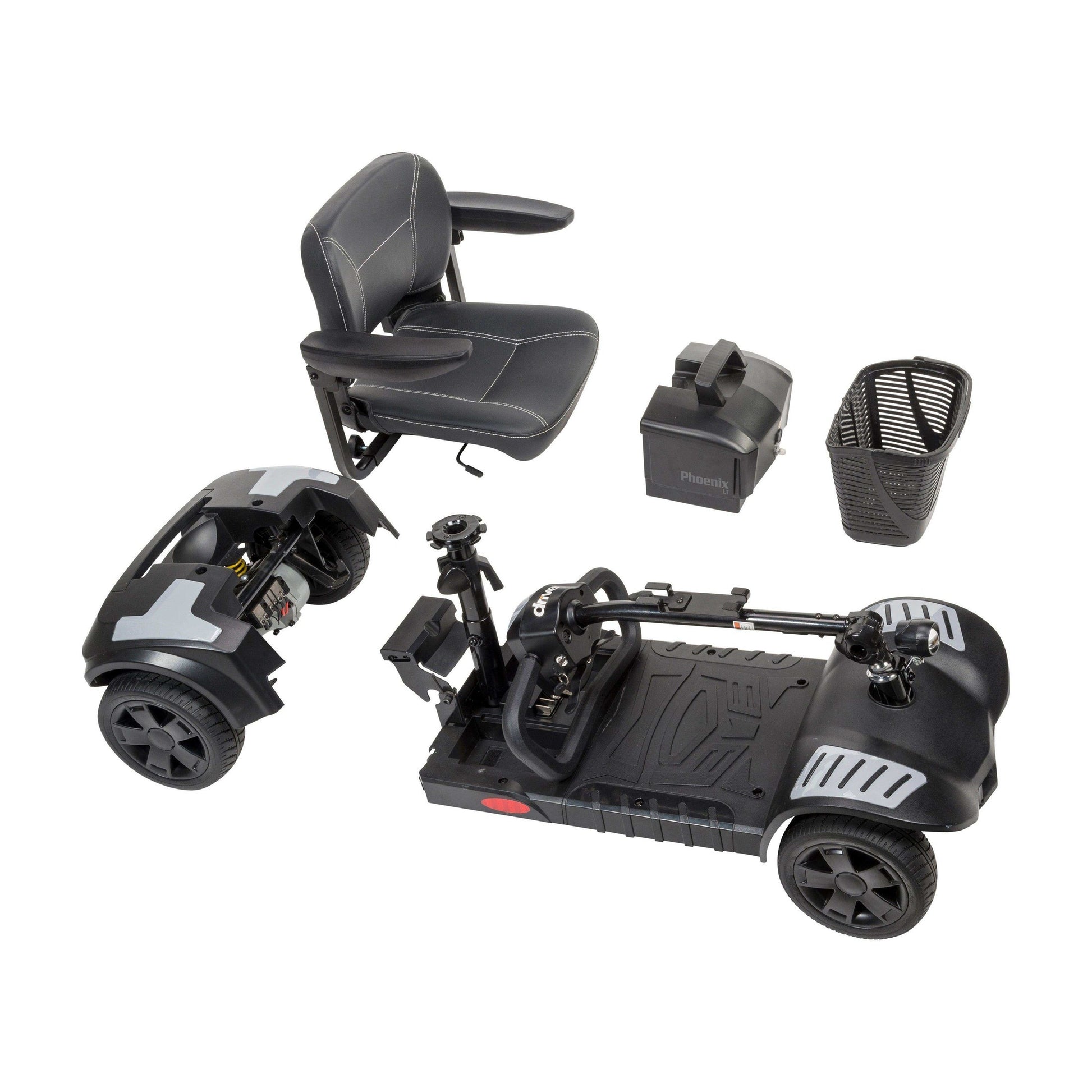 Drive Medical Phoenix LT Portable 4-Wheel Travel Power Scooter - Shop Home Med