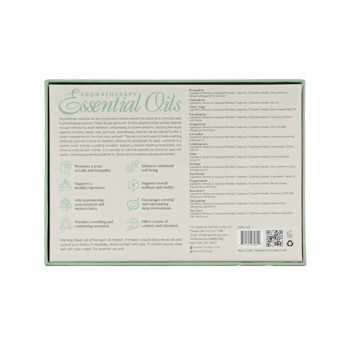 Pursonic Seasonal Scents Essential Oils Collection shophomemed