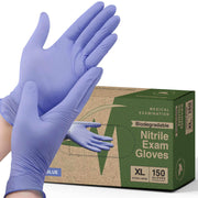 FifthPulse Biodegradable Disposable Nitrile Gloves Violet – 150 Count - Shop Home Med