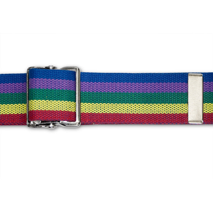 NY Ortho Multi-Color Economy Transfer Gait Belt with Metal Buckle