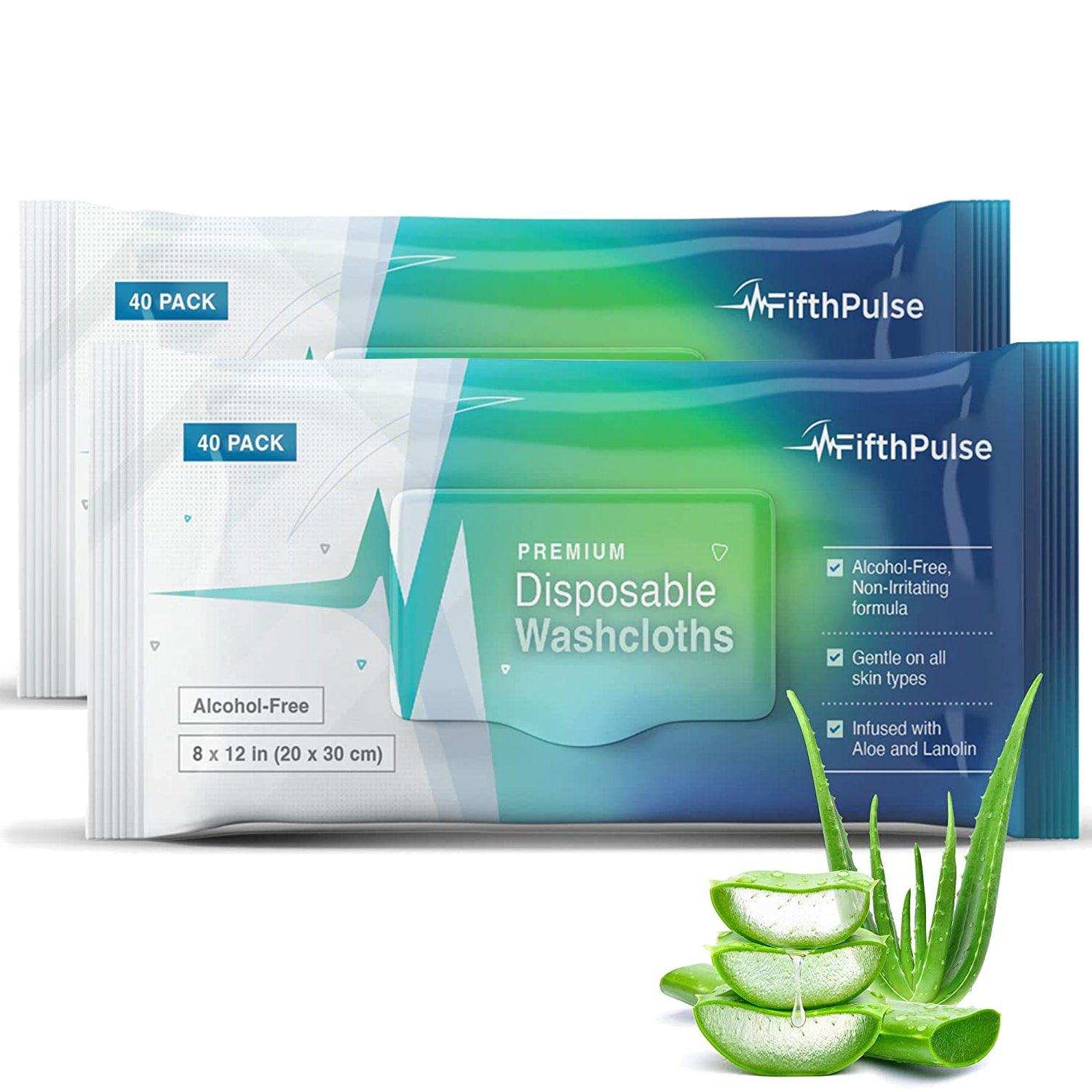 FifthPulse Aloe Body Wipes - 2 Pack - Shop Home Med