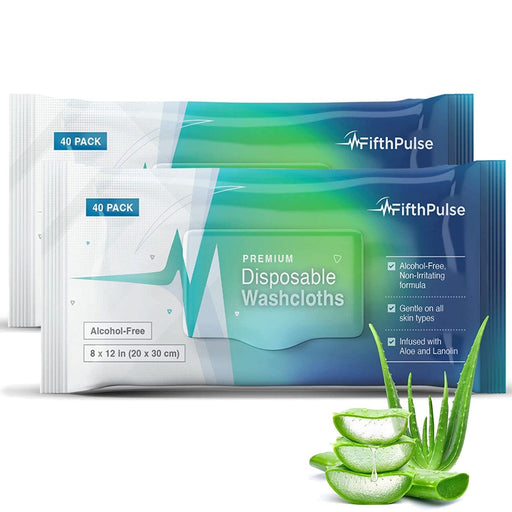 FifthPulse Aloe Body Wipes - 2 Pack - Shop Home Med