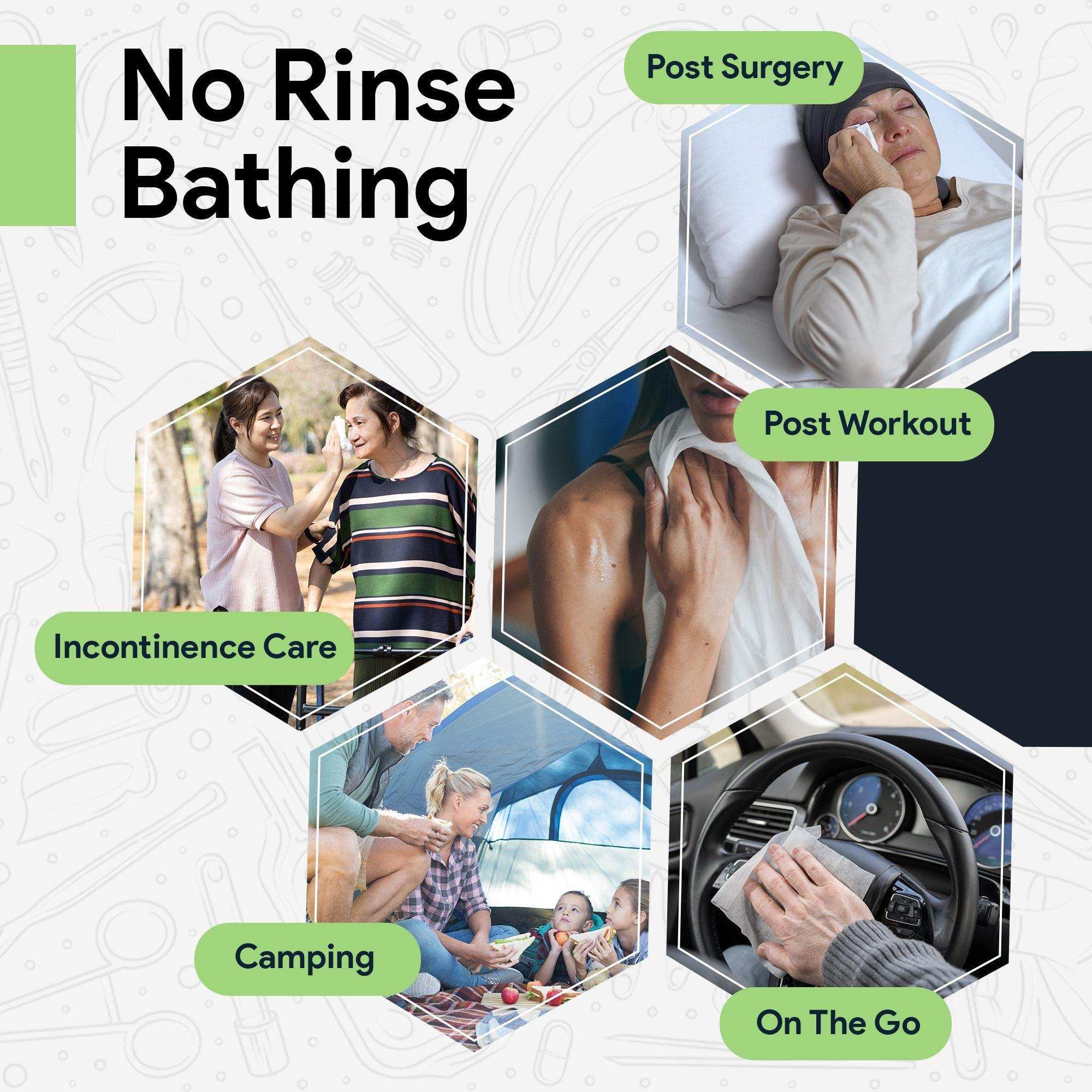 FifthPulse Aloe Body Wipes - 2 Pack - Shop Home Med