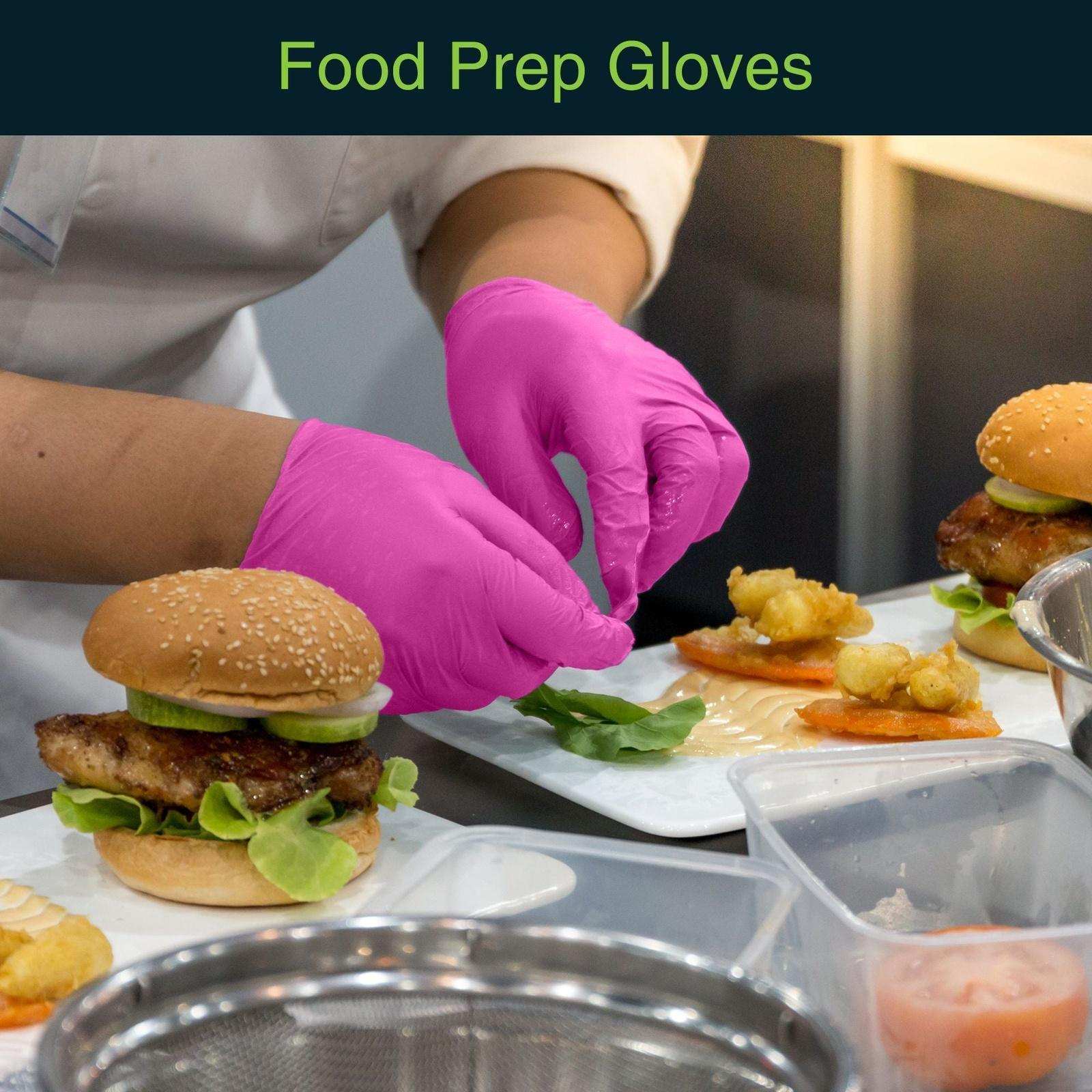 FifthPulse Hot Pink Disposable Nitrile Gloves - Shop Home Med