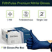 FifthPulse Navy Blue Nitrile Exam Gloves - Shop Home Med