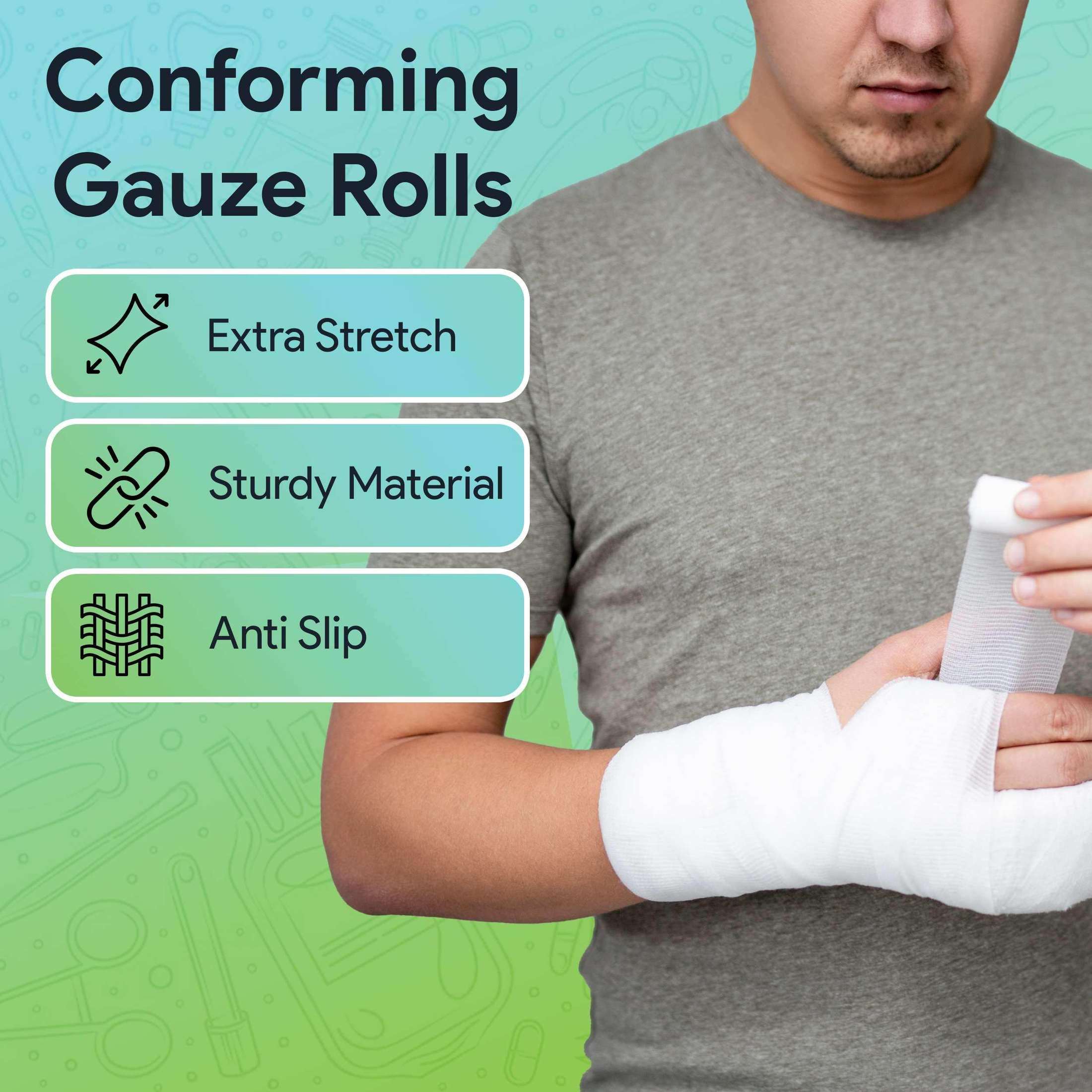 FifthPulse Premium Stretch Gauze - Shop Home Med