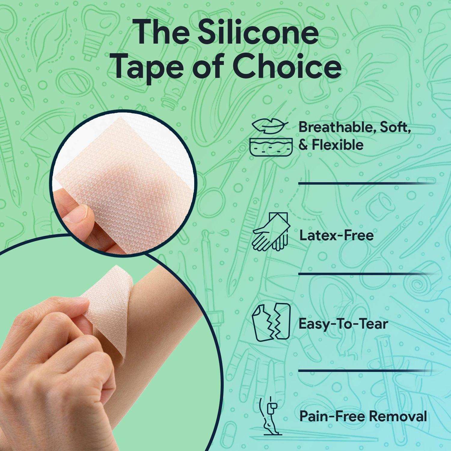 FifthPulse Silicone Tape For Scar Removal - 1 Roll - Shop Home Med
