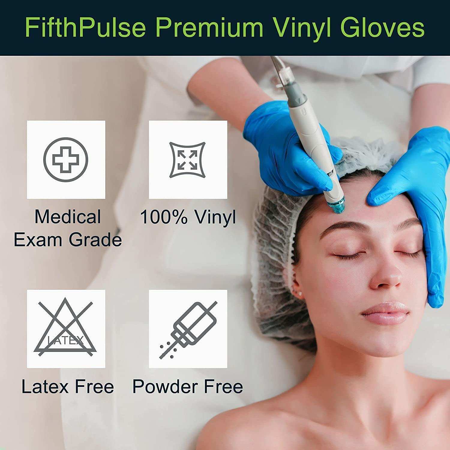FifthPulse Vinyl Disposable Gloves - 200 Pack - Shop Home Med