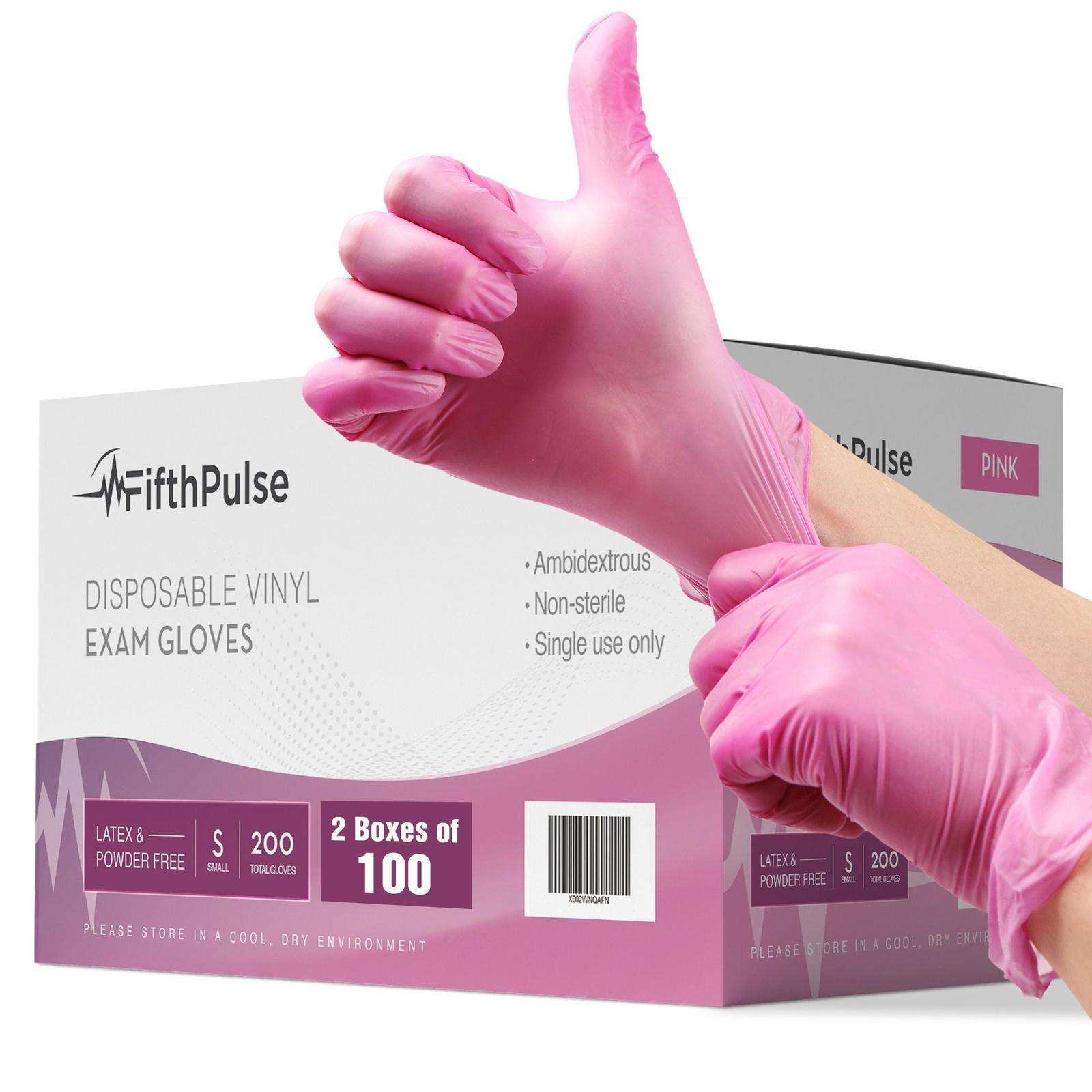 FifthPulse Vinyl Disposable Gloves - 200 Pack - Shop Home Med