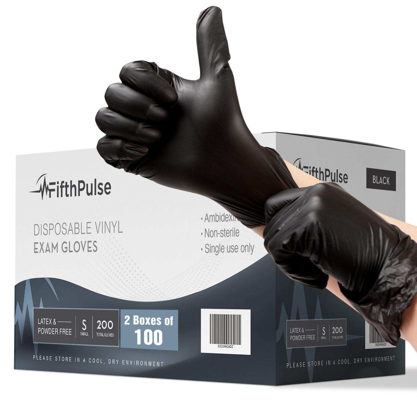 FifthPulse Vinyl Disposable Gloves - 200 Pack - Shop Home Med