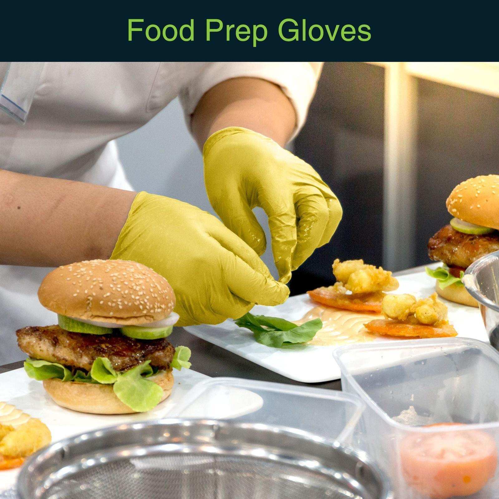 FifthPulse Yellow Disposable Nitrile Gloves - Shop Home Med