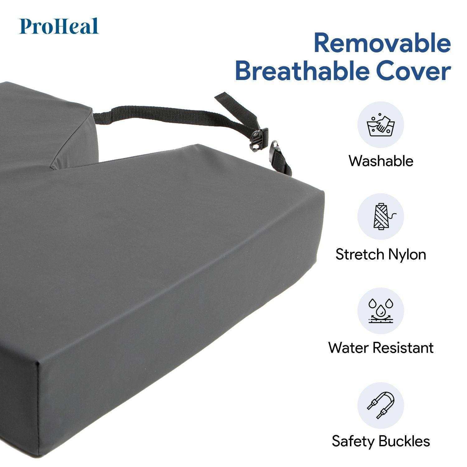 Foam Wheelchair Cushion With Coccyx Cutout - Shop Home Med