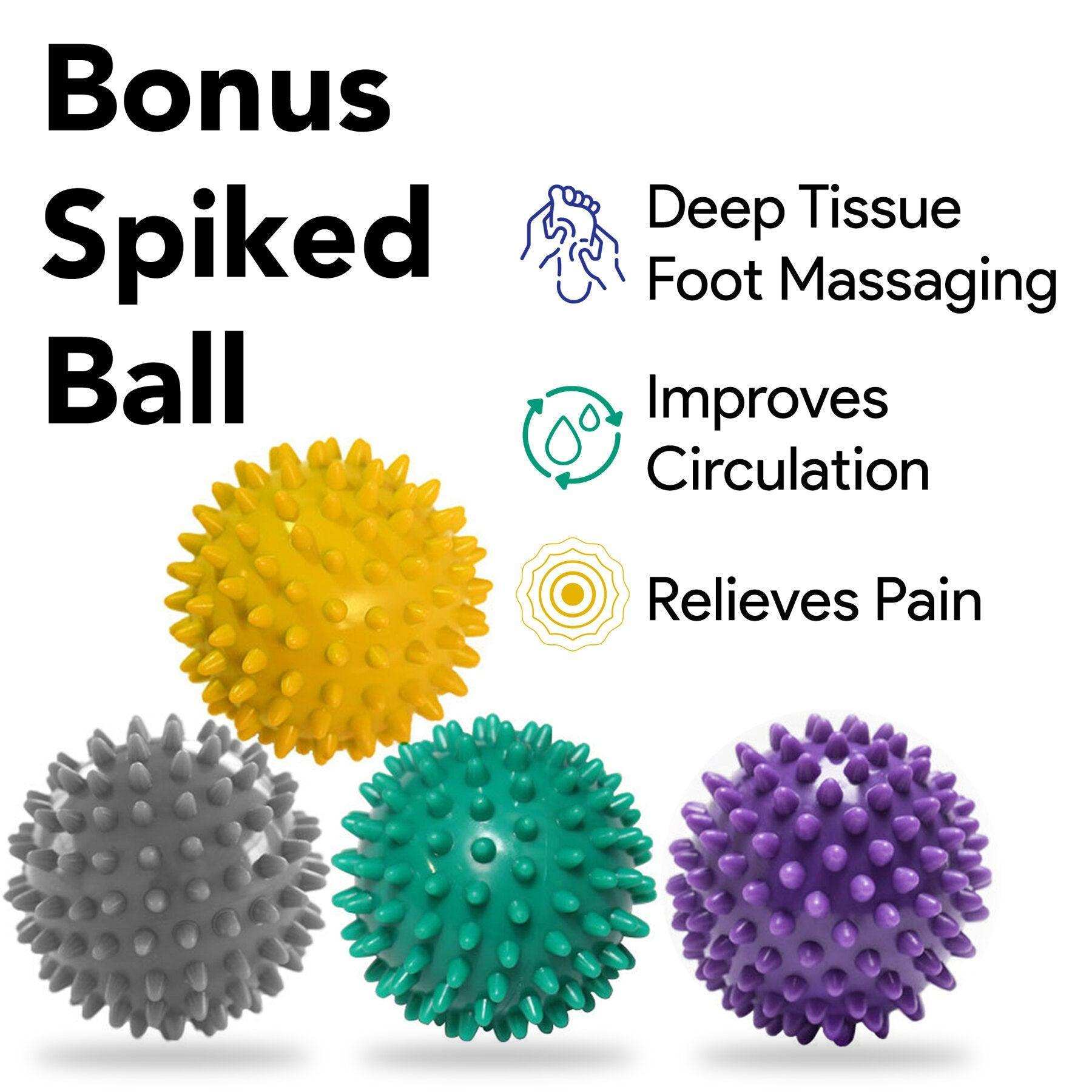 ProHeal Foot Rocker and Calf Stretcher - Bonus Spike Ball - Shop Home Med