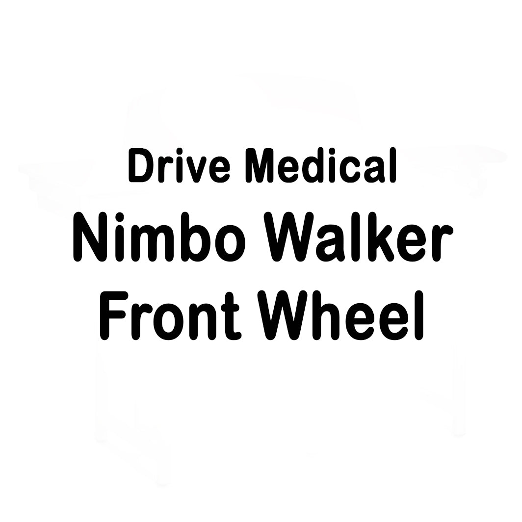 Drive Medical Single Front Wheel for Drive Nimbo Walker Replacement Part