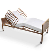 Full Electric Hospital Bed Foam Mattress - Half Rails - 36x80 Adjustable Height - Shop Home Med