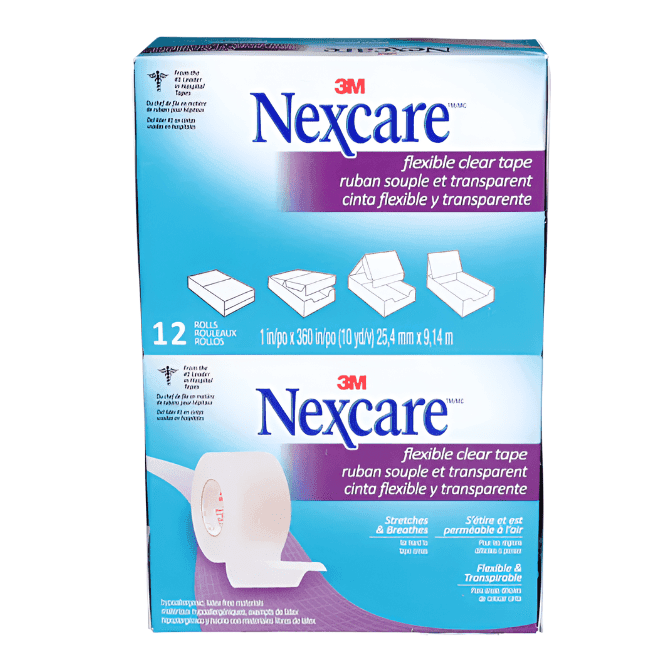 Nexcare Transpore Clear First Aid Tape - 12 Ct