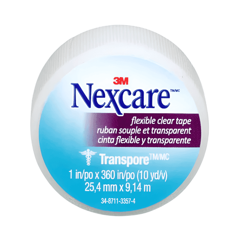 Nexcare Transpore Clear First Aid Tape - 12 Ct