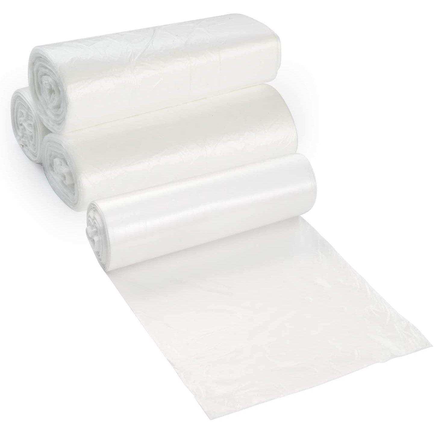 Gallon Clear Trash Bags, 10 Microns 4 Coreless Rolls - Shop Home Med