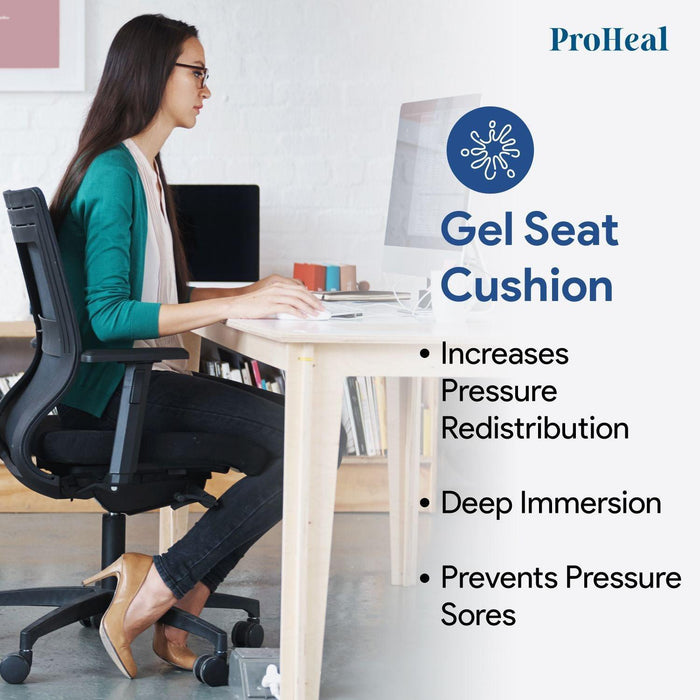 ProHeal Gel Infused Foam Wheelchair Cushion - Shop Home Med
