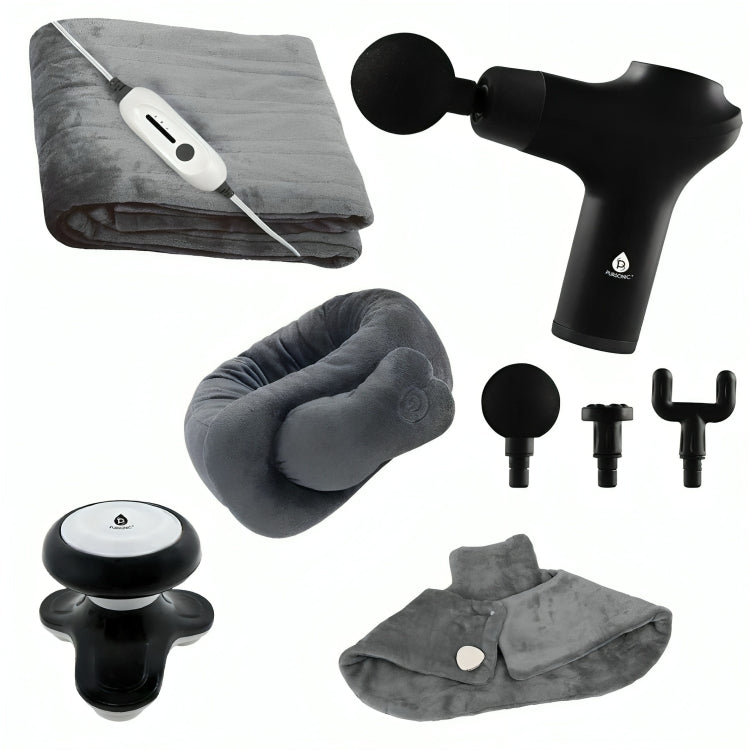 Pursonic Ultimate Relaxation Bundle: Heated Blankets, Massagers & More!