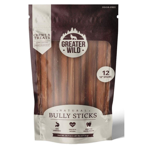 Greater Wild 12" Bully Sticks - Shop Home Med