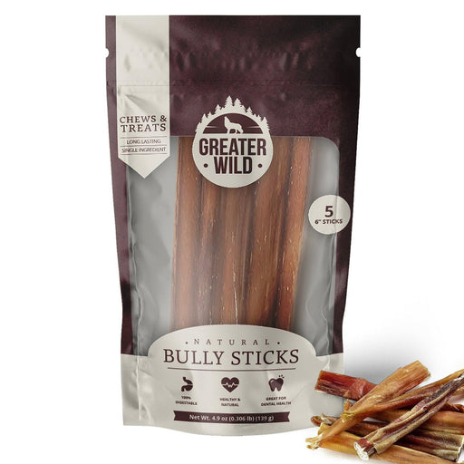 Greater Wild 6" Bully Sticks - Shop Home Med