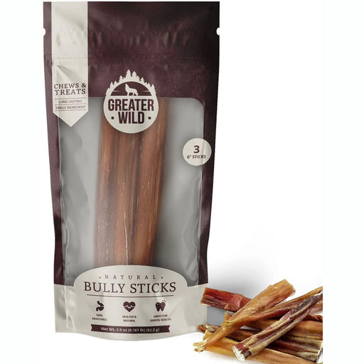 Greater Wild 6" Bully Sticks - Shop Home Med