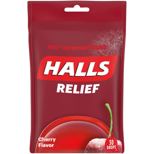 Halls Cough Drops, Cherry - 30ct - Shop Home Med