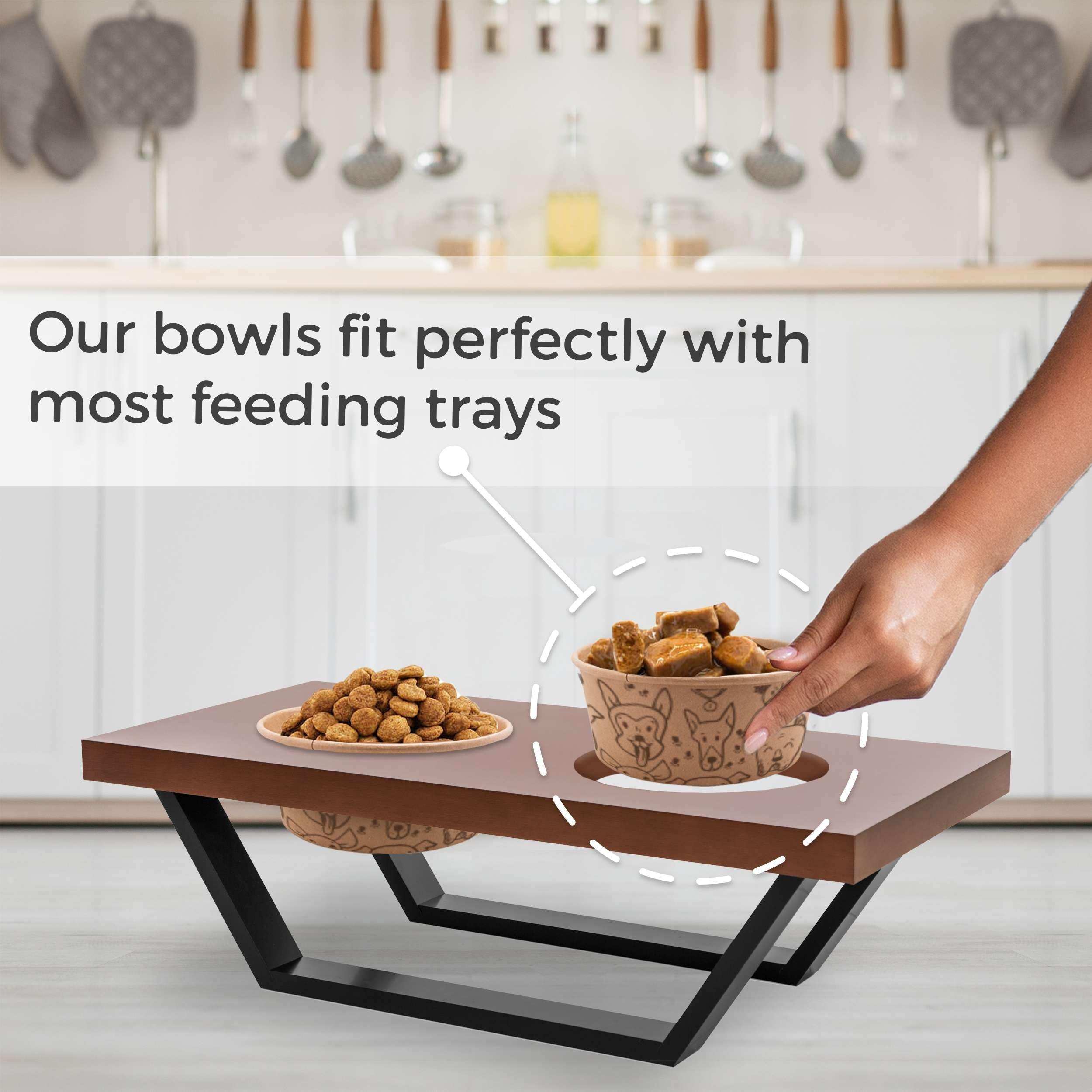 Hand-E Compostable Disposable Feeding Bowls for Dogs - Shop Home Med