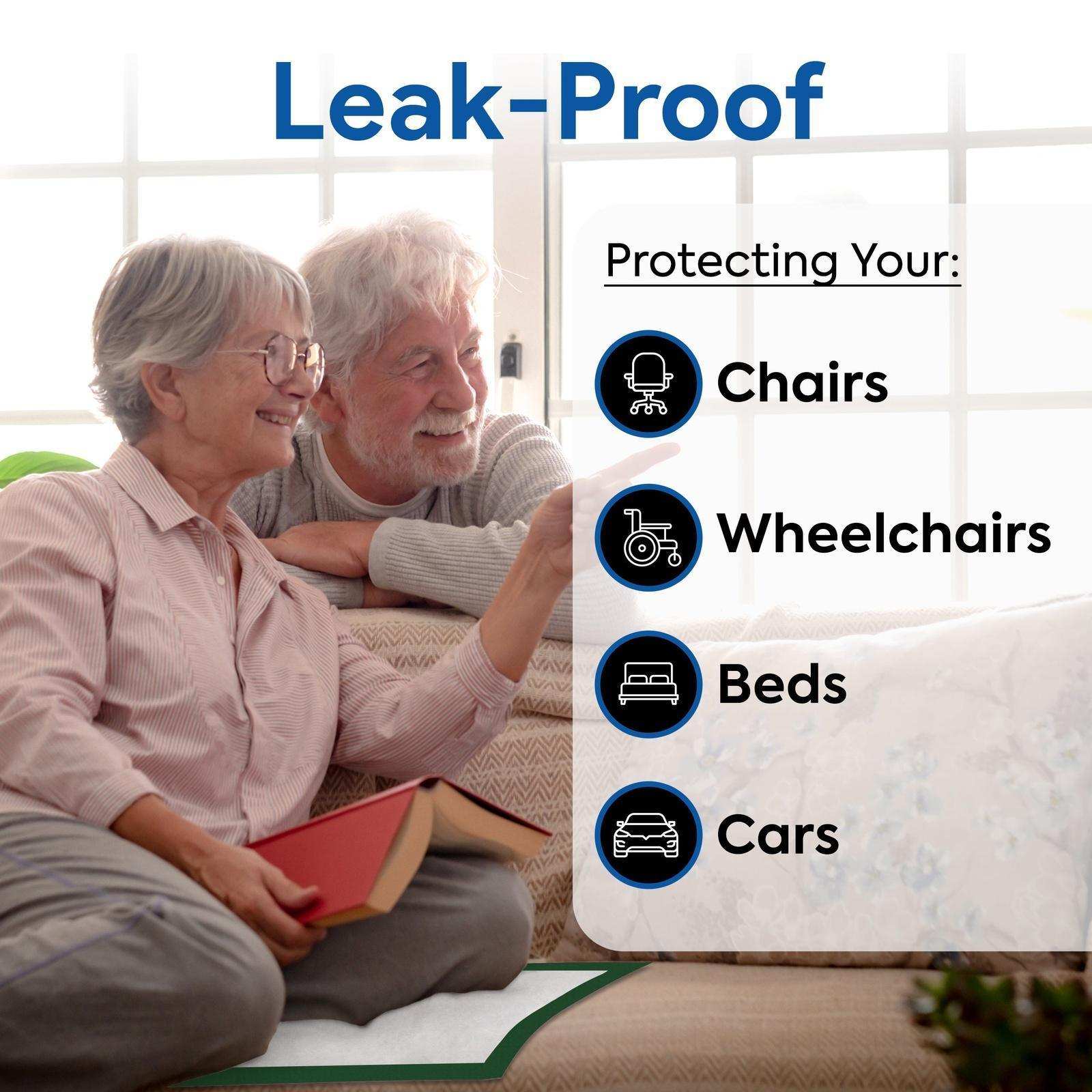 Hand-E Incontinence Disposable Underpads - Green - Shop Home Med