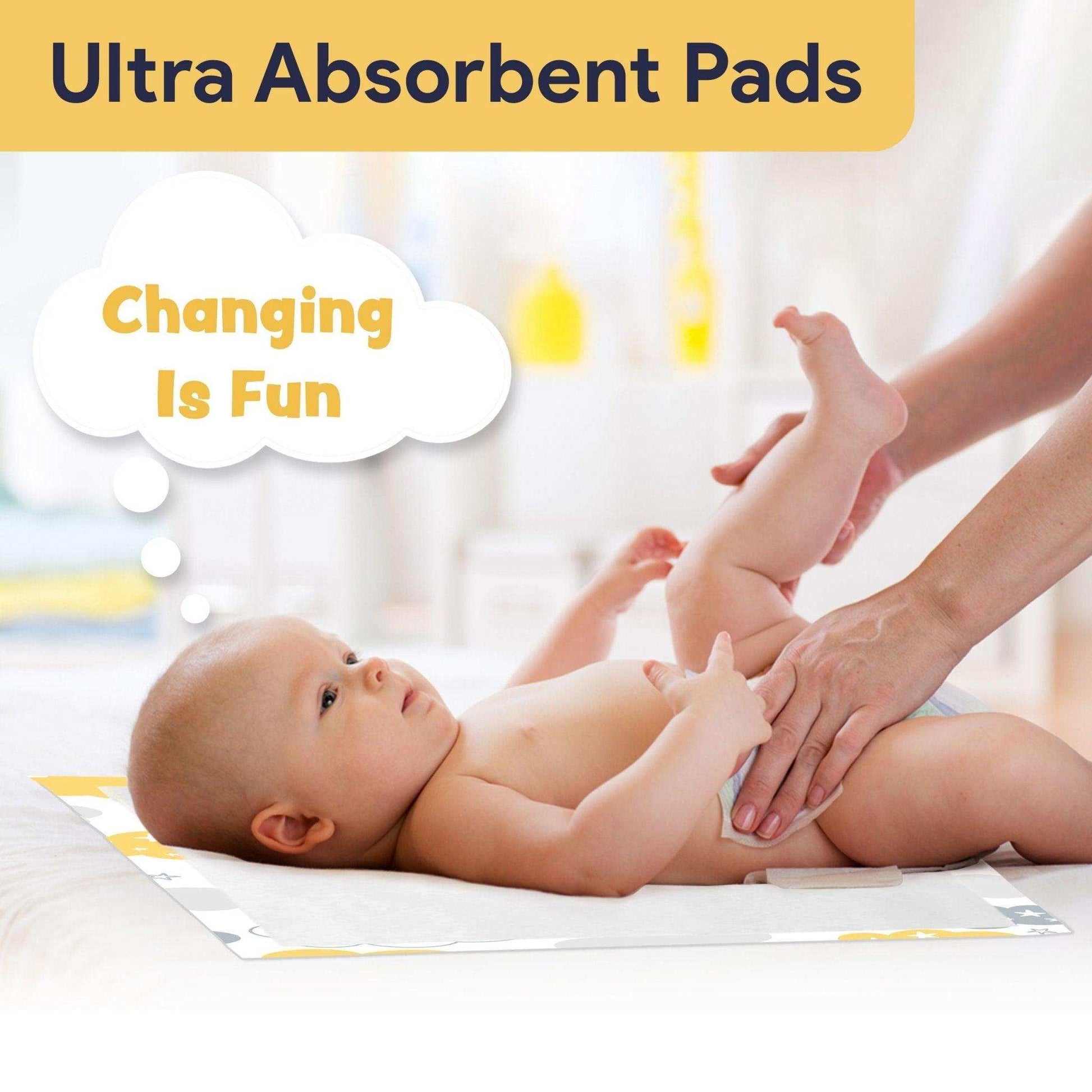 Hand-E Playful Baby Disposable Changing Pads - Shop Home Med