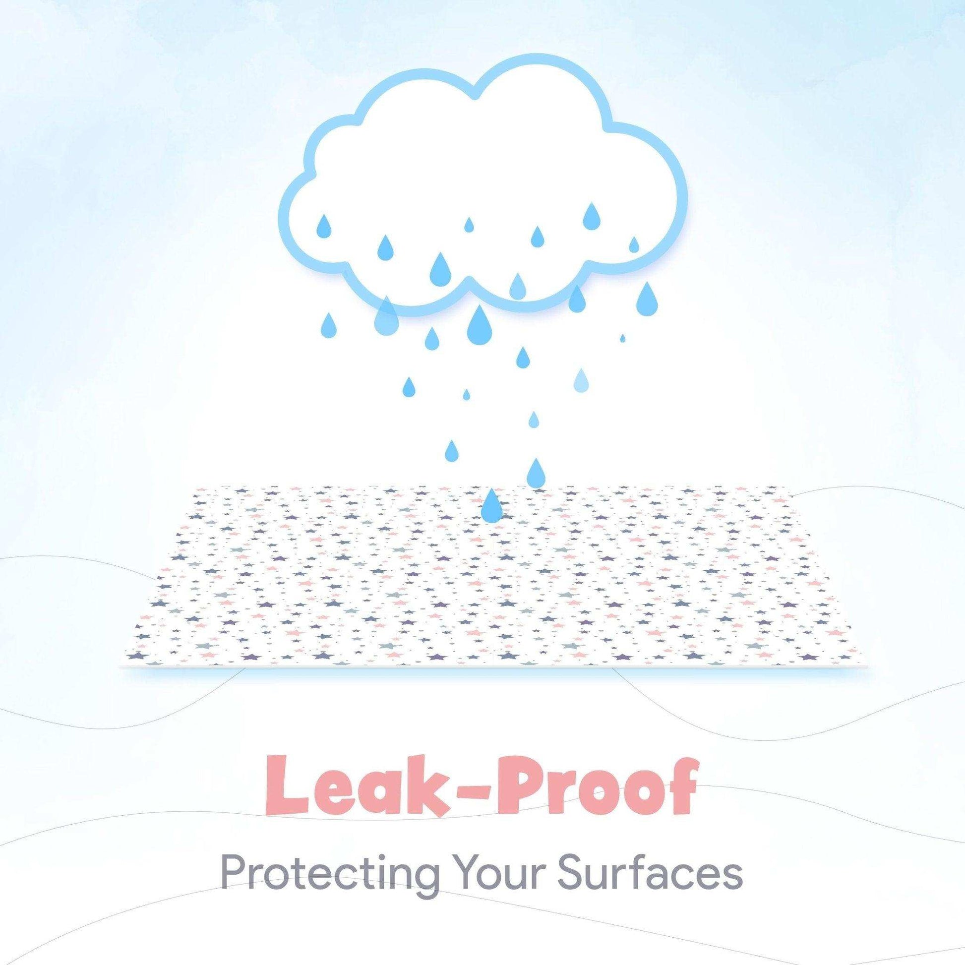 Hand-E Playful Baby Disposable Changing Pads - Stars Print - Shop Home Med