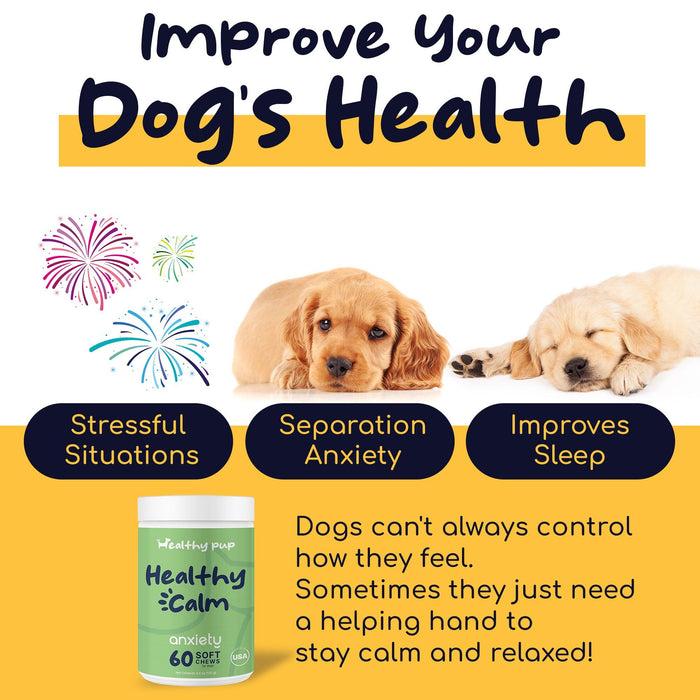 Healthy Pup Healthy Calm Anxiety Supplement for Dogs - Shop Home Med