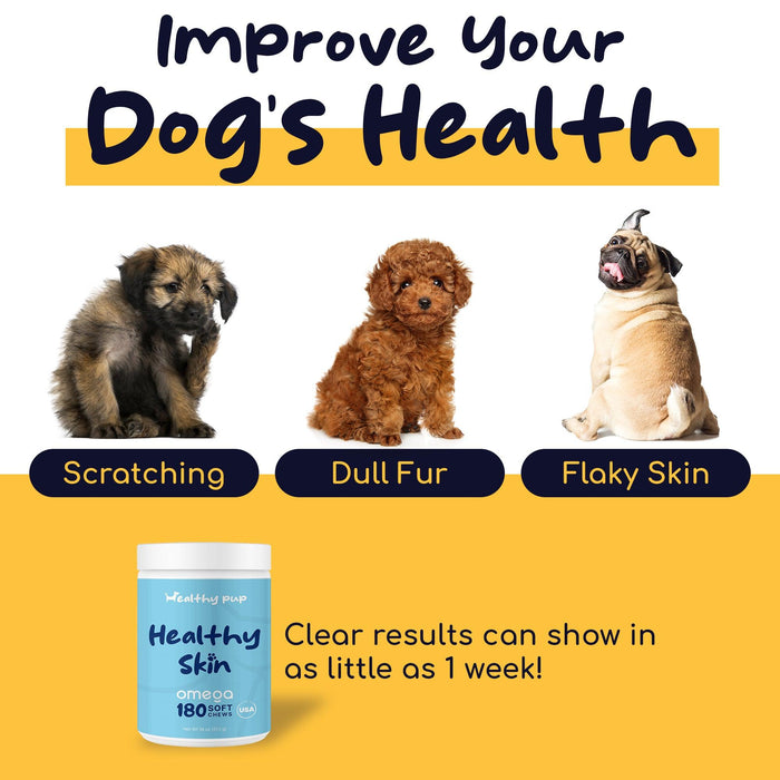 Healthy Pup Healthy Skin Omega Supplement for Dogs - Shop Home Med