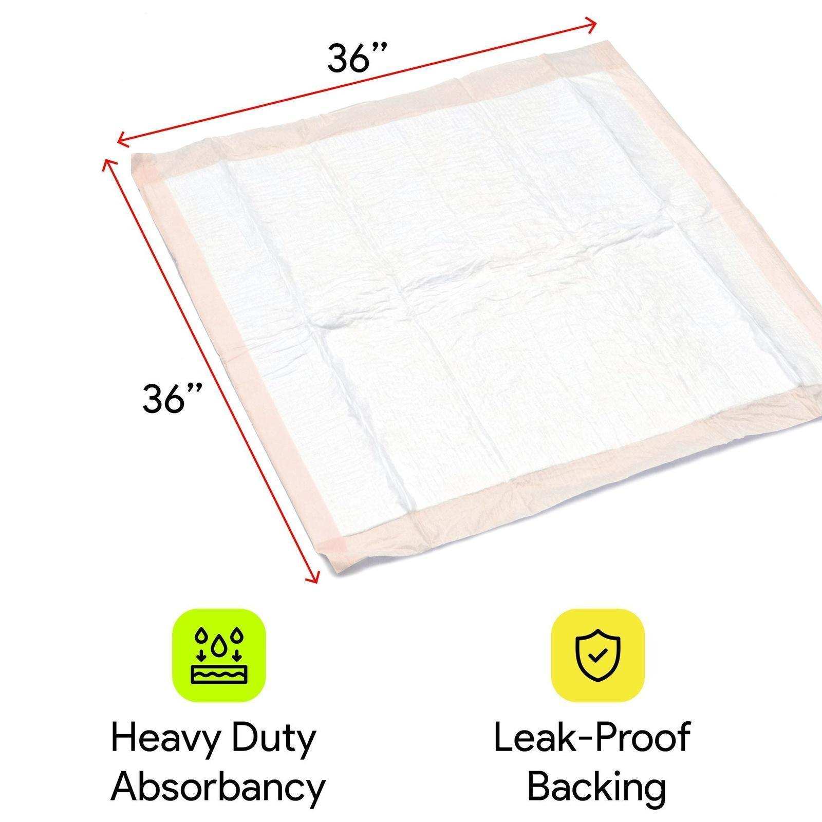 Heavy Absorbent Underpads 36" x 36" - Shop Home Med