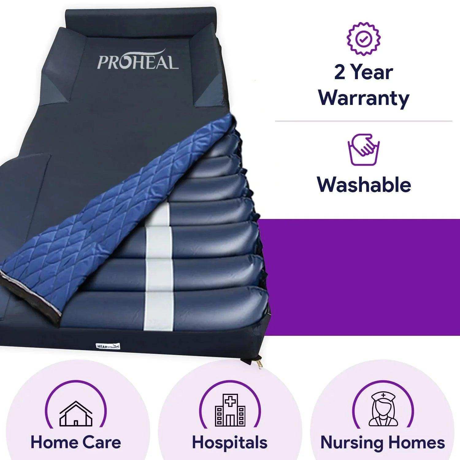 ProHeal Hospital Bed Cover With Defined Bed Rail For Air Mattress - Shop Home Med